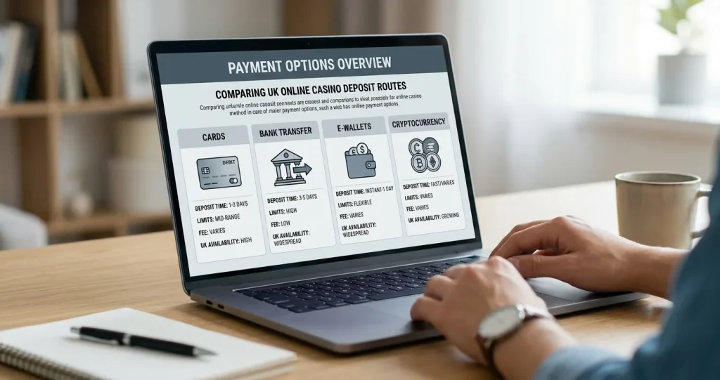 Editorial illustration of generic digital payment methods without brand logos or currency amounts